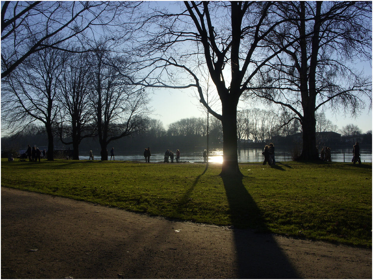 Abendstimmung am Rhein