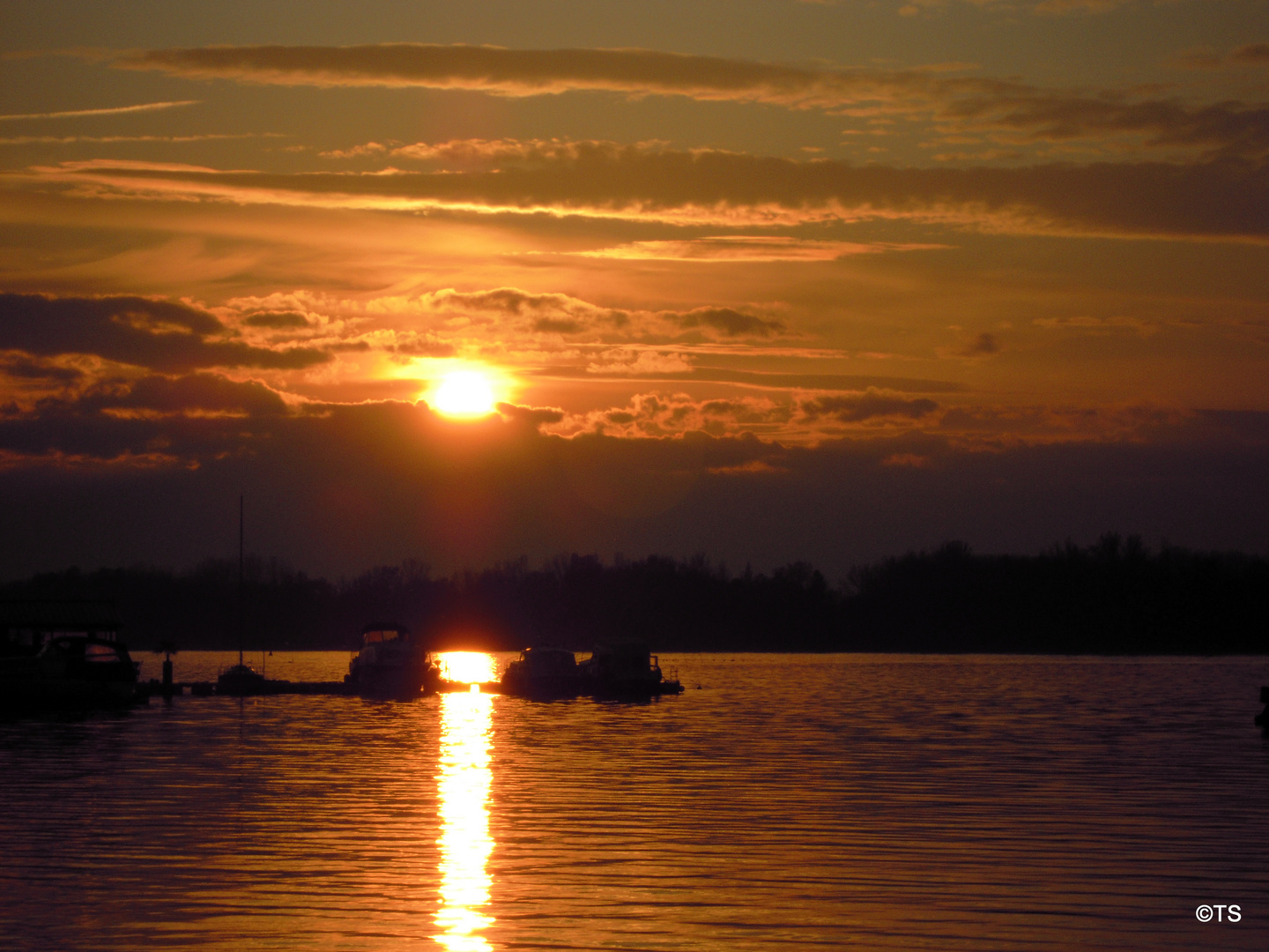 Abendstimmung am Rhein