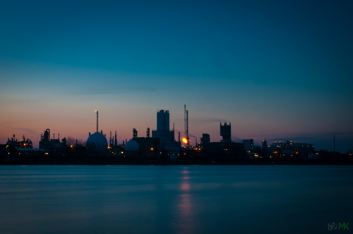 Abendstimmung am Rhein