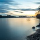 Abendstimmung am Rhein