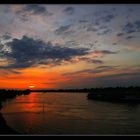 Abendstimmung am Rhein