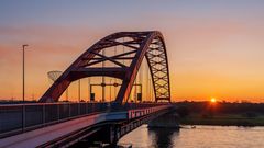 Abendstimmung am Rhein