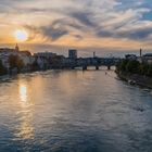 Abendstimmung am Rhein