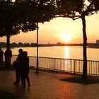 Abendstimmung am Rhein