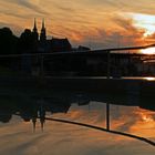 Abendstimmung am Rhein