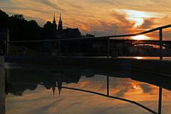 Abendstimmung am Rhein