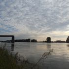 Abendstimmung am Rhein (Gernsheim, Südhessen)