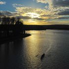 Abendstimmung am Rhein in Konstanz