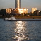 Abendstimmung am Rhein/Köln