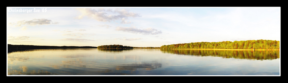 Abendstimmung am Rheinsberger See