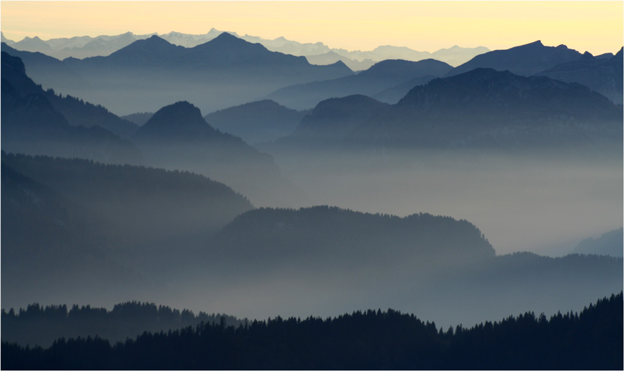 abendstimmung am riedberghorn