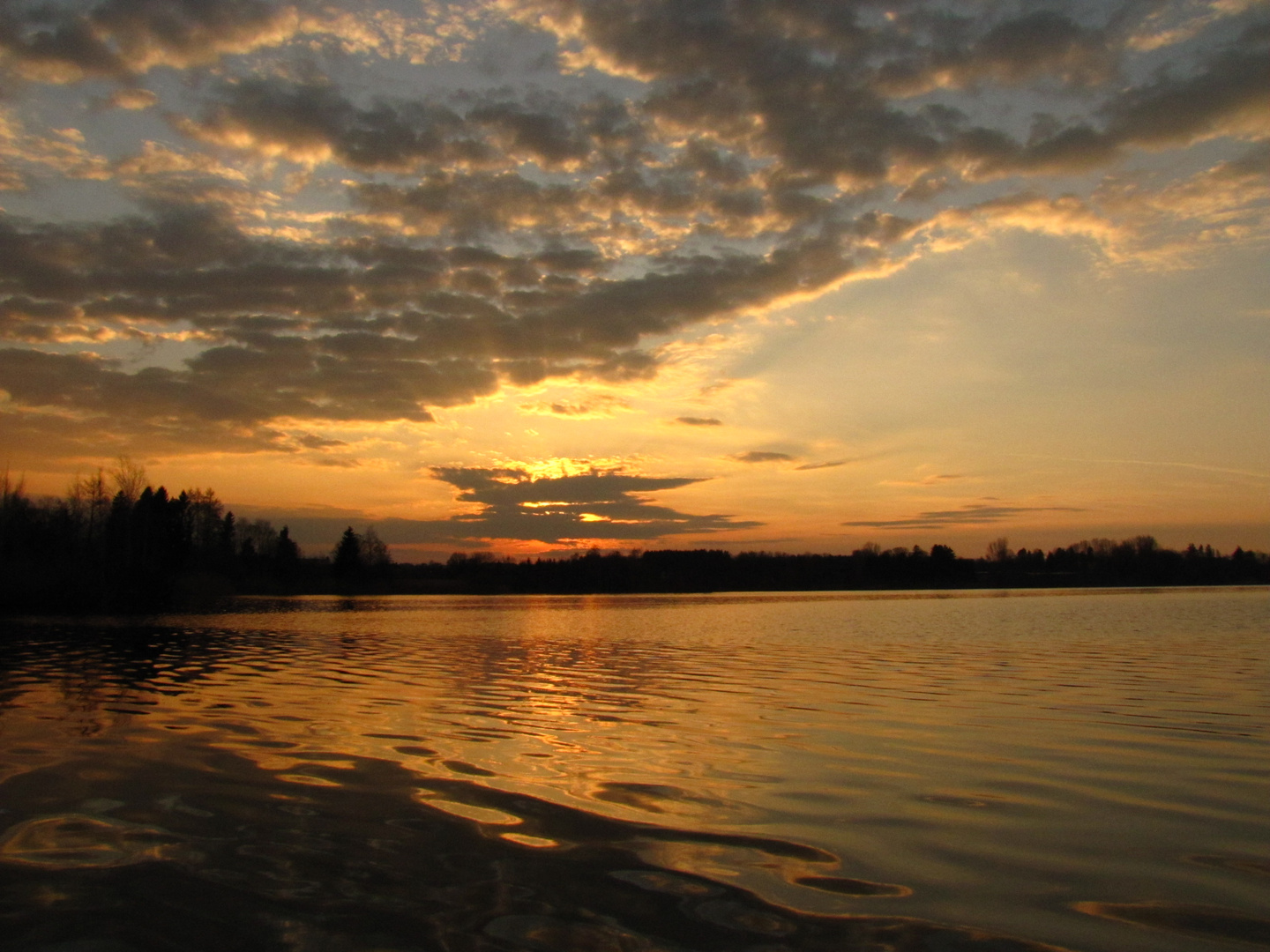 Abendstimmung am Riegsee