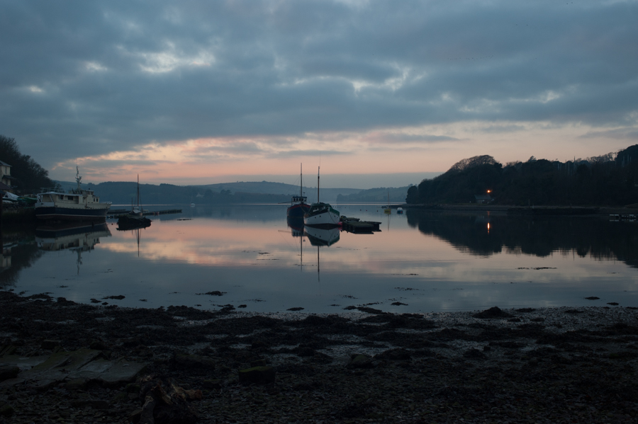 Abendstimmung am River Dart - Devon