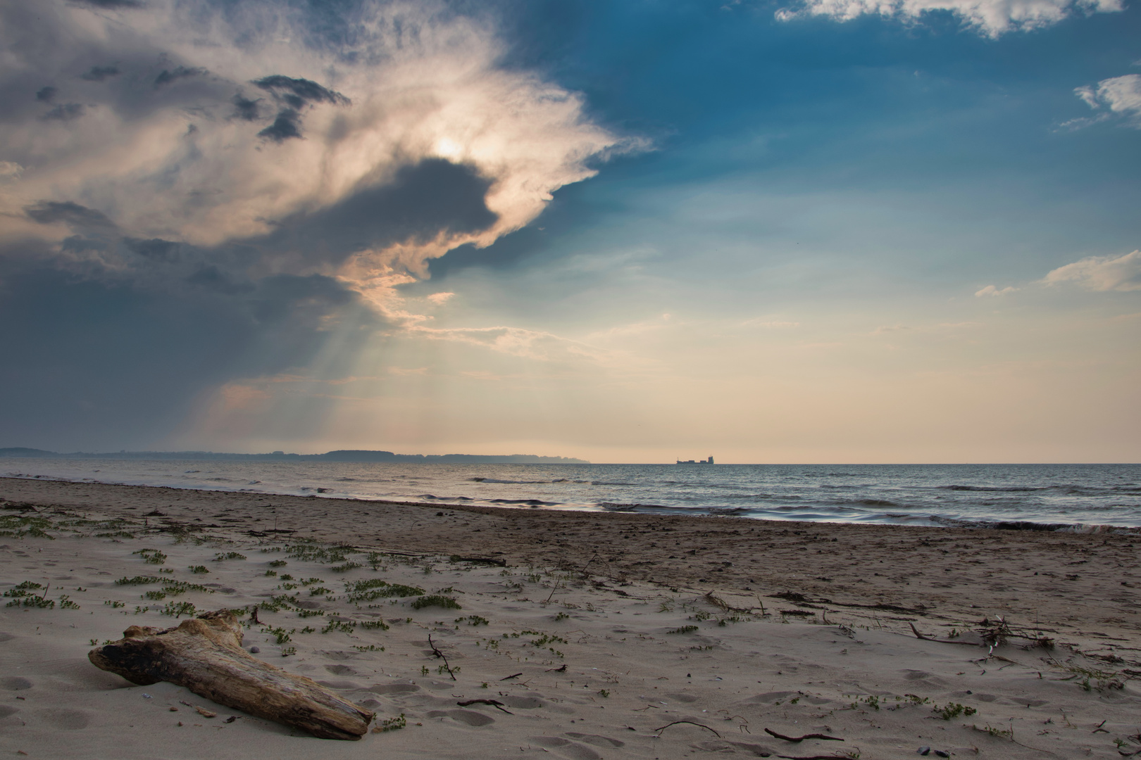 Abendstimmung am Rosenhagener Strand