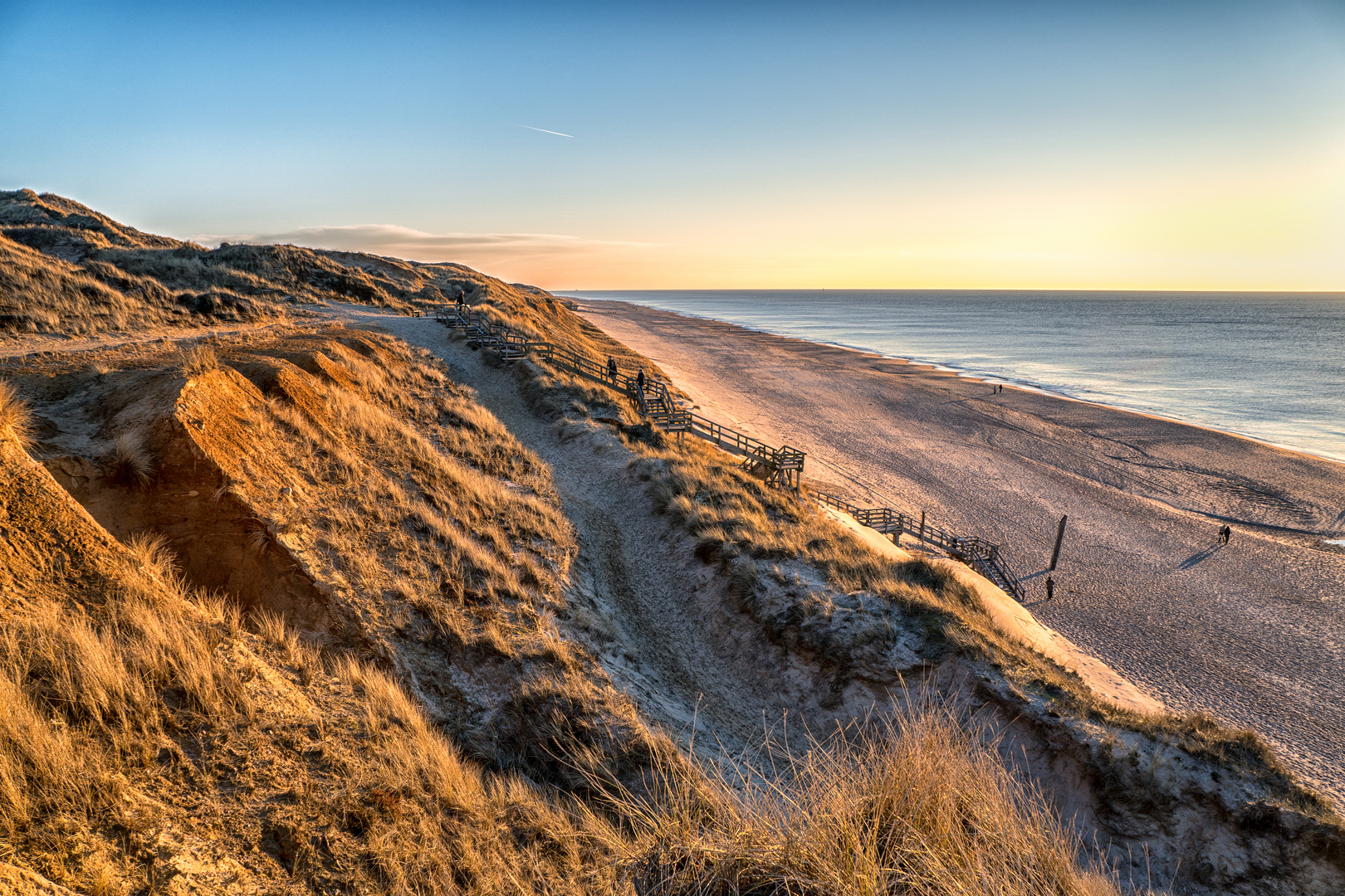 ABENDSTIMMUNG AM ROTEN KLIFF - SYLT FEBRUAR 2018