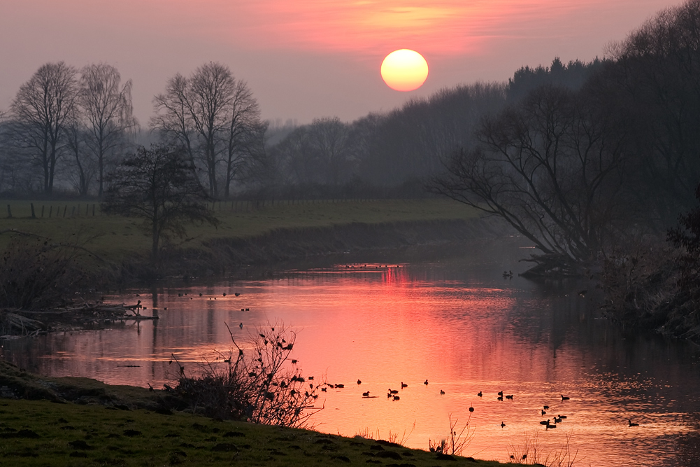 abendstimmung am ruhrufer