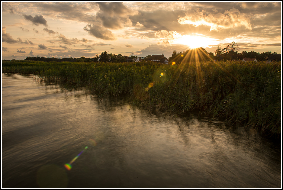 Abendstimmung am Saaler Bodden