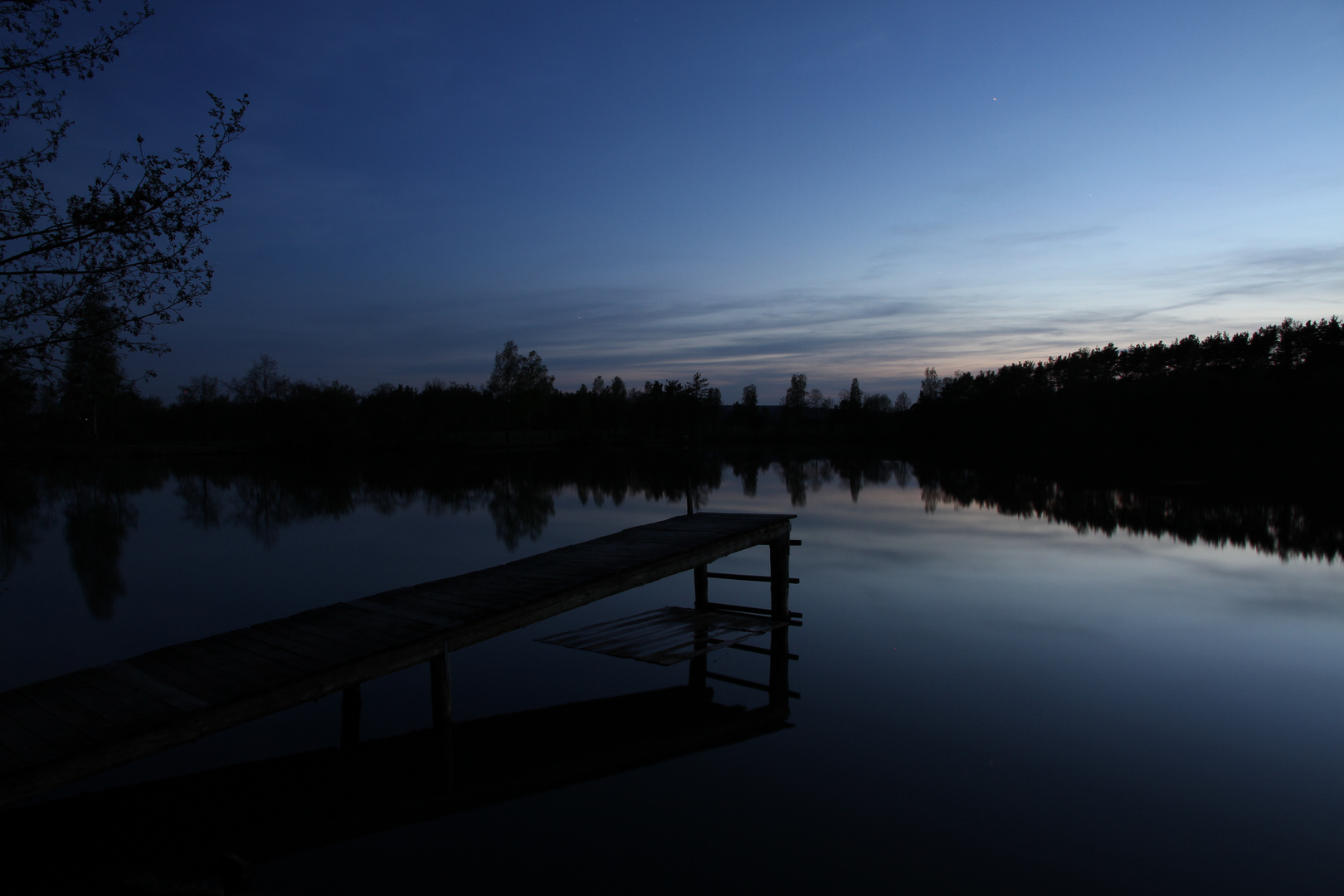 Abendstimmung am "Schachtweiher" in Irlbach bei Schwandorf