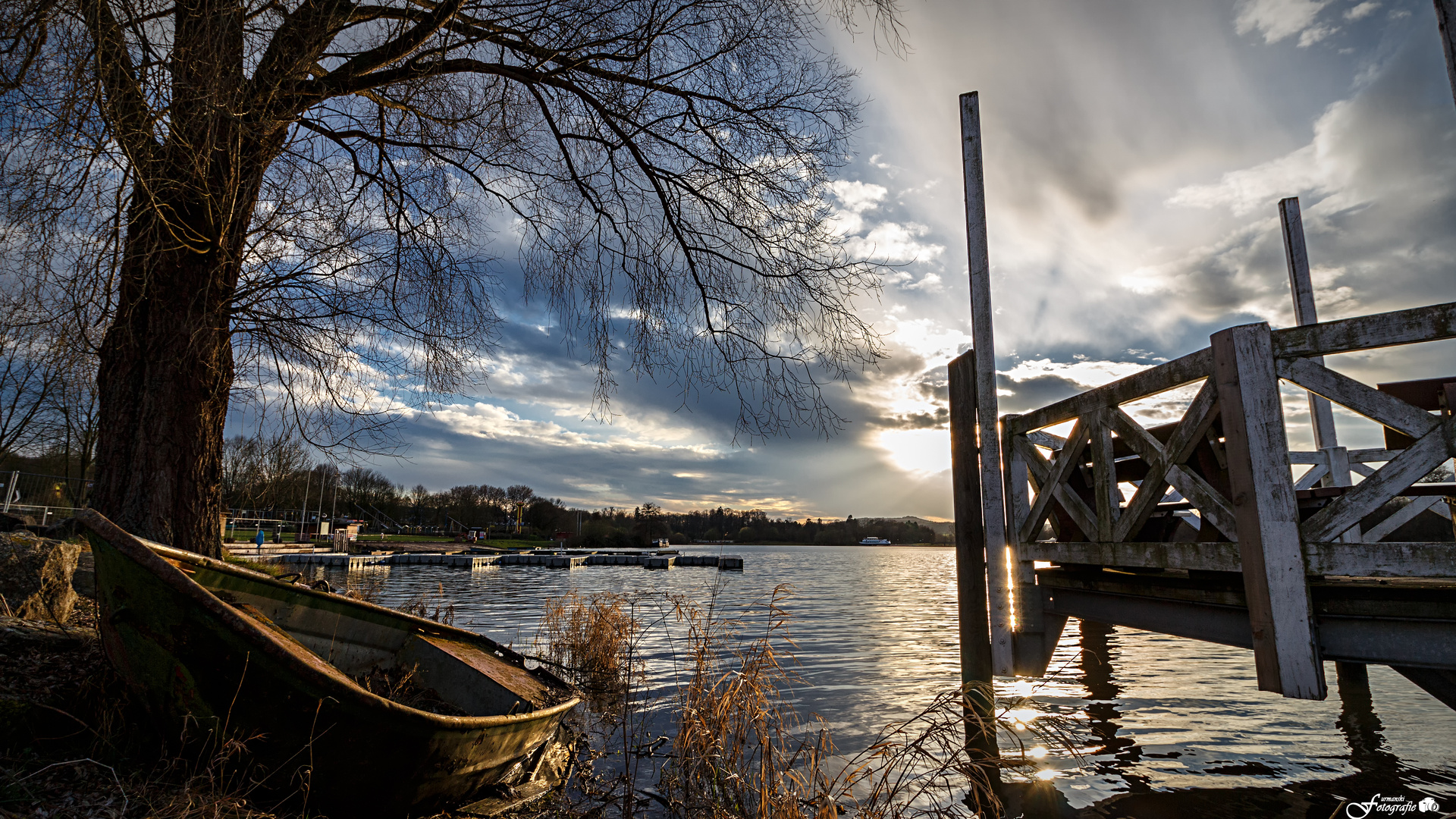 Abendstimmung am Schiedersee