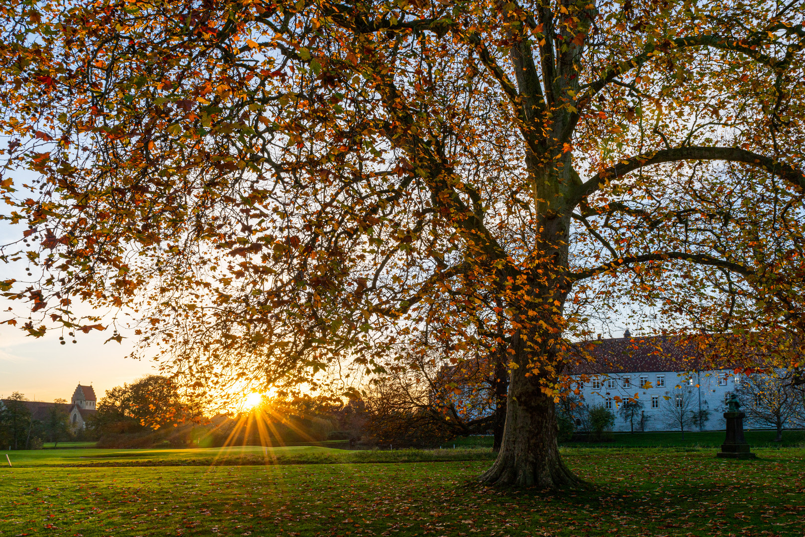 Abendstimmung am Schloß