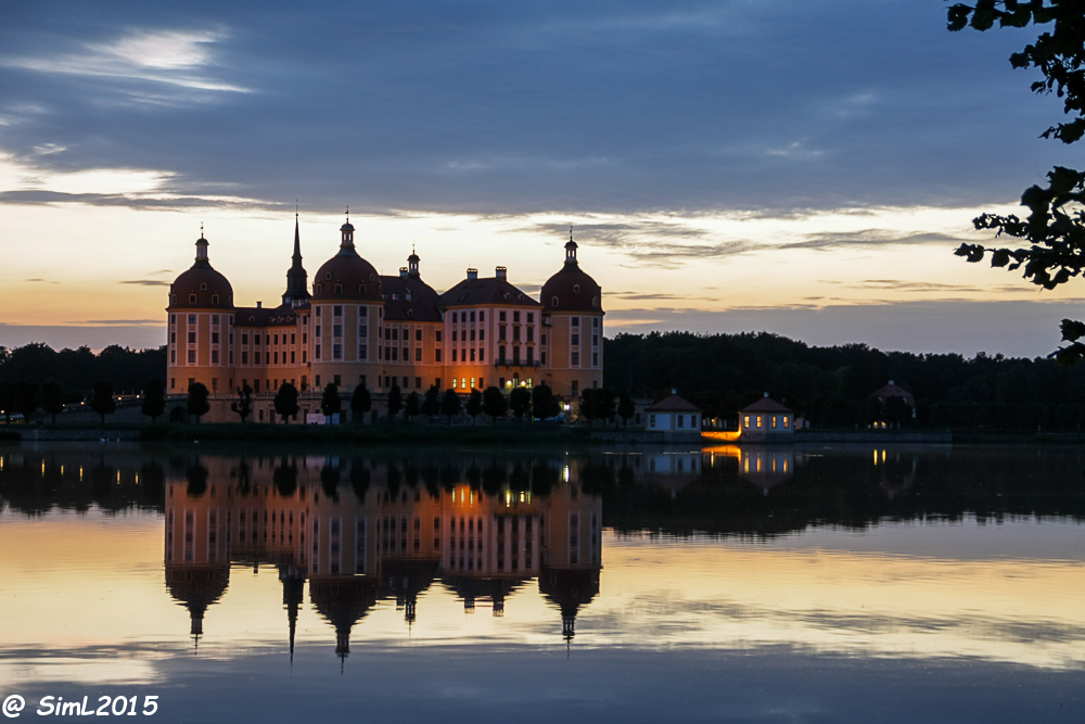 Abendstimmung am Schloss