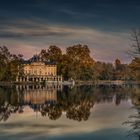 Abendstimmung am Schloss Monrepos 