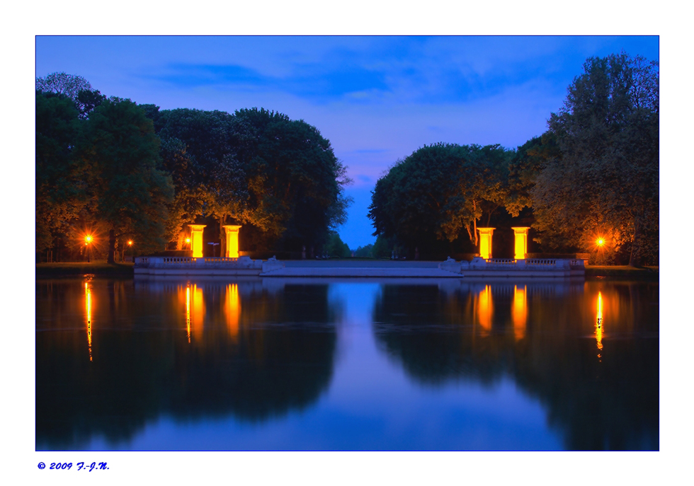 *Abendstimmung am Schloss Nordkirchen*