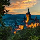 Abendstimmung am Schloss Wernigerode