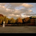 Abendstimmung am Schlossplatz....