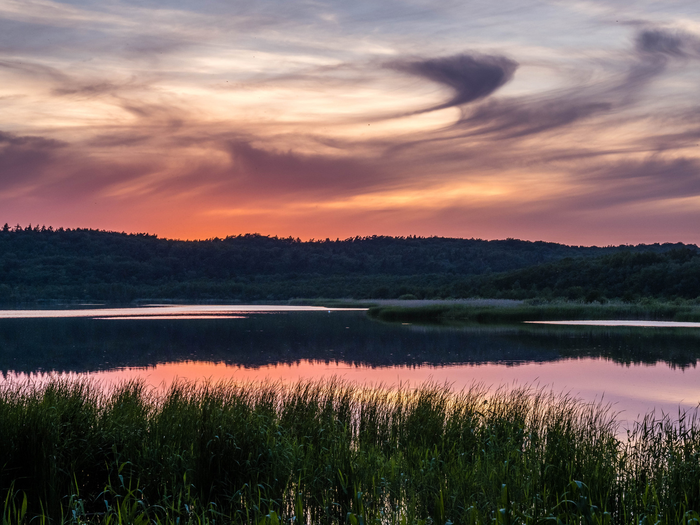 Abendstimmung am Schmachtersee