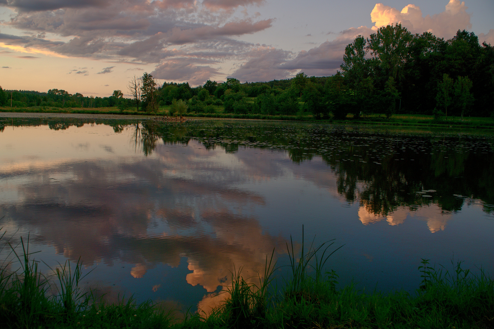 Abendstimmung am Schwabenweiher