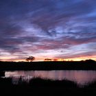 Abendstimmung am Schwimmteich