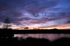 Abendstimmung am Schwimmteich