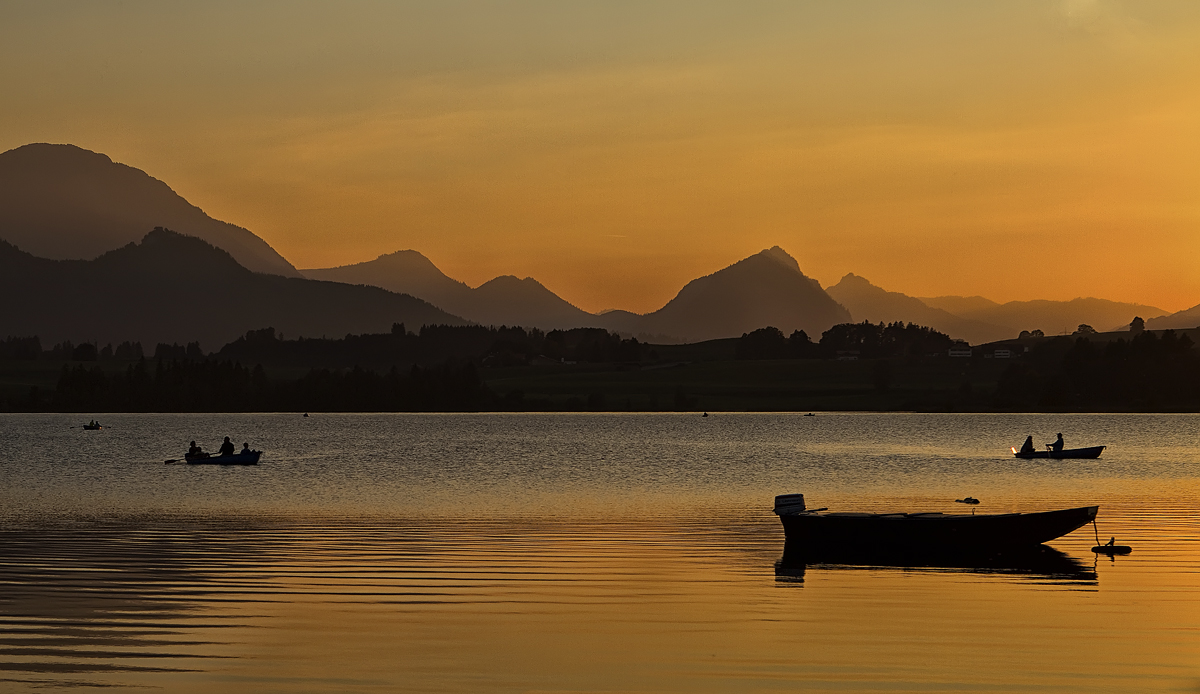 Abendstimmung am See