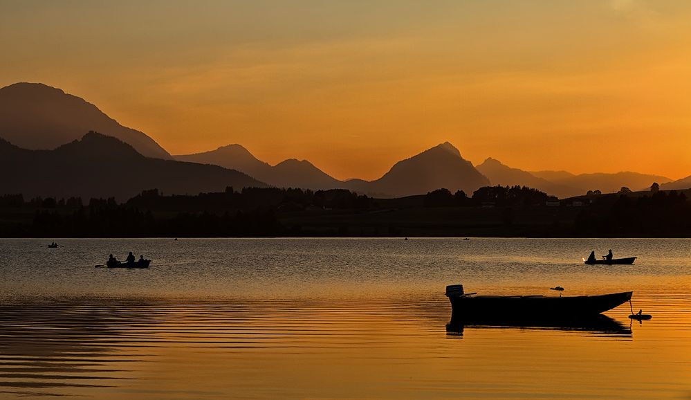 Abendstimmung am See