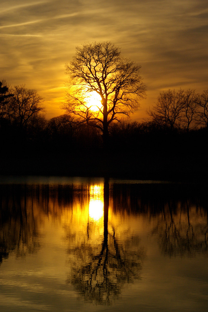 Abendstimmung am See