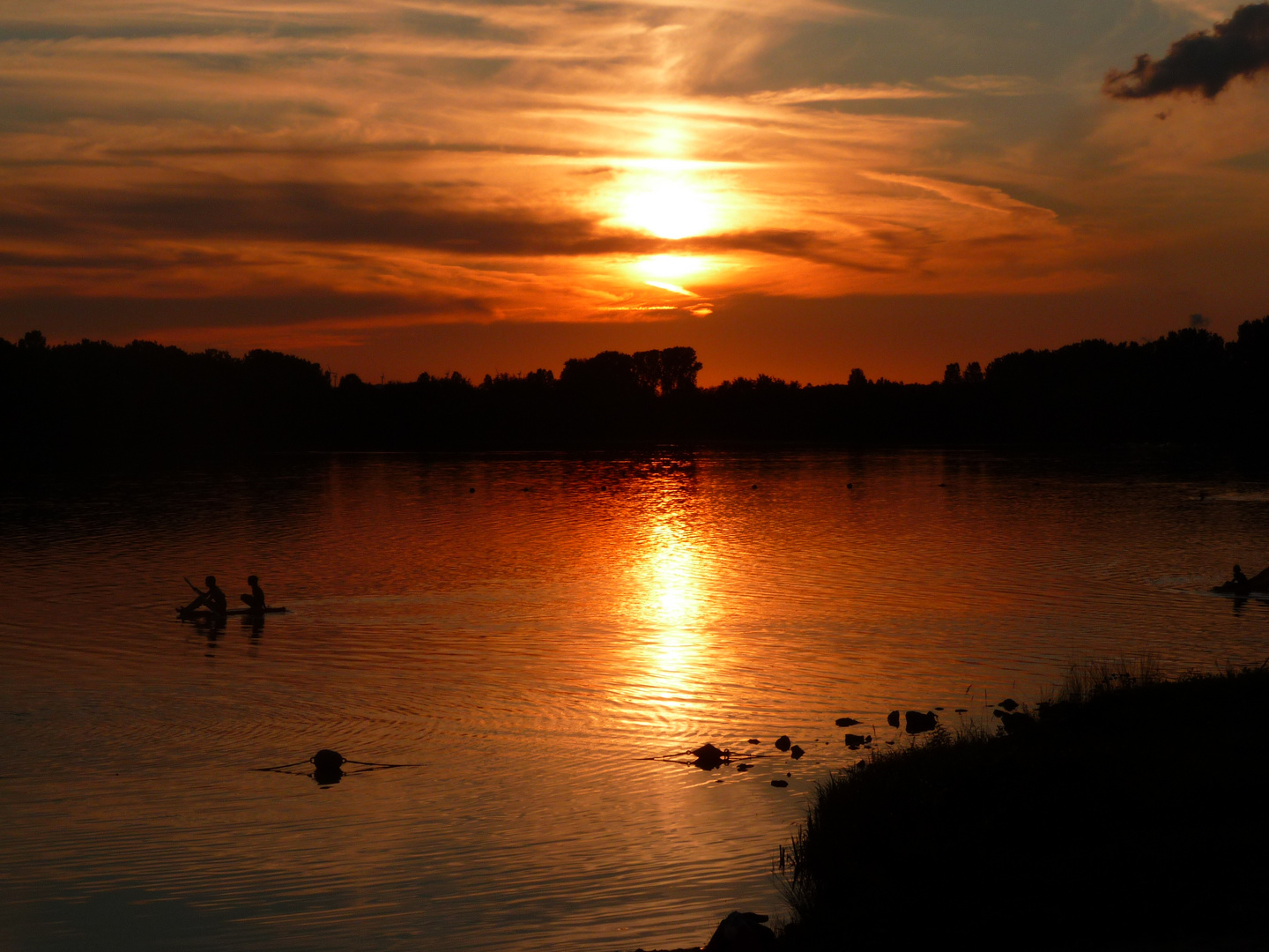 Abendstimmung am See