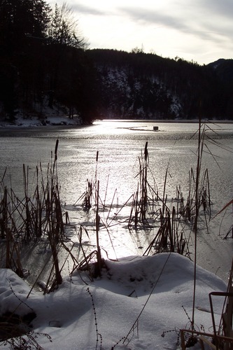 Abendstimmung am See