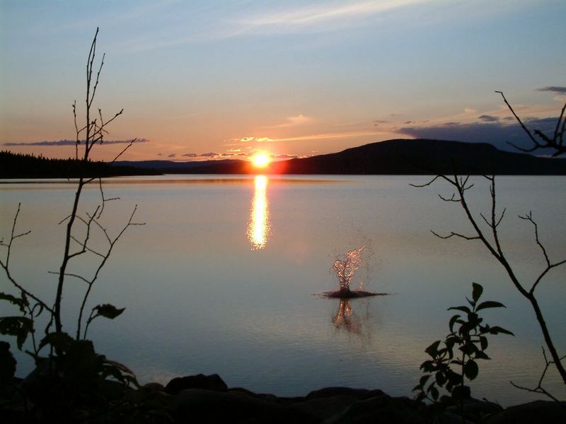 Abendstimmung am See