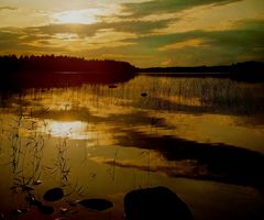 Abendstimmung am See