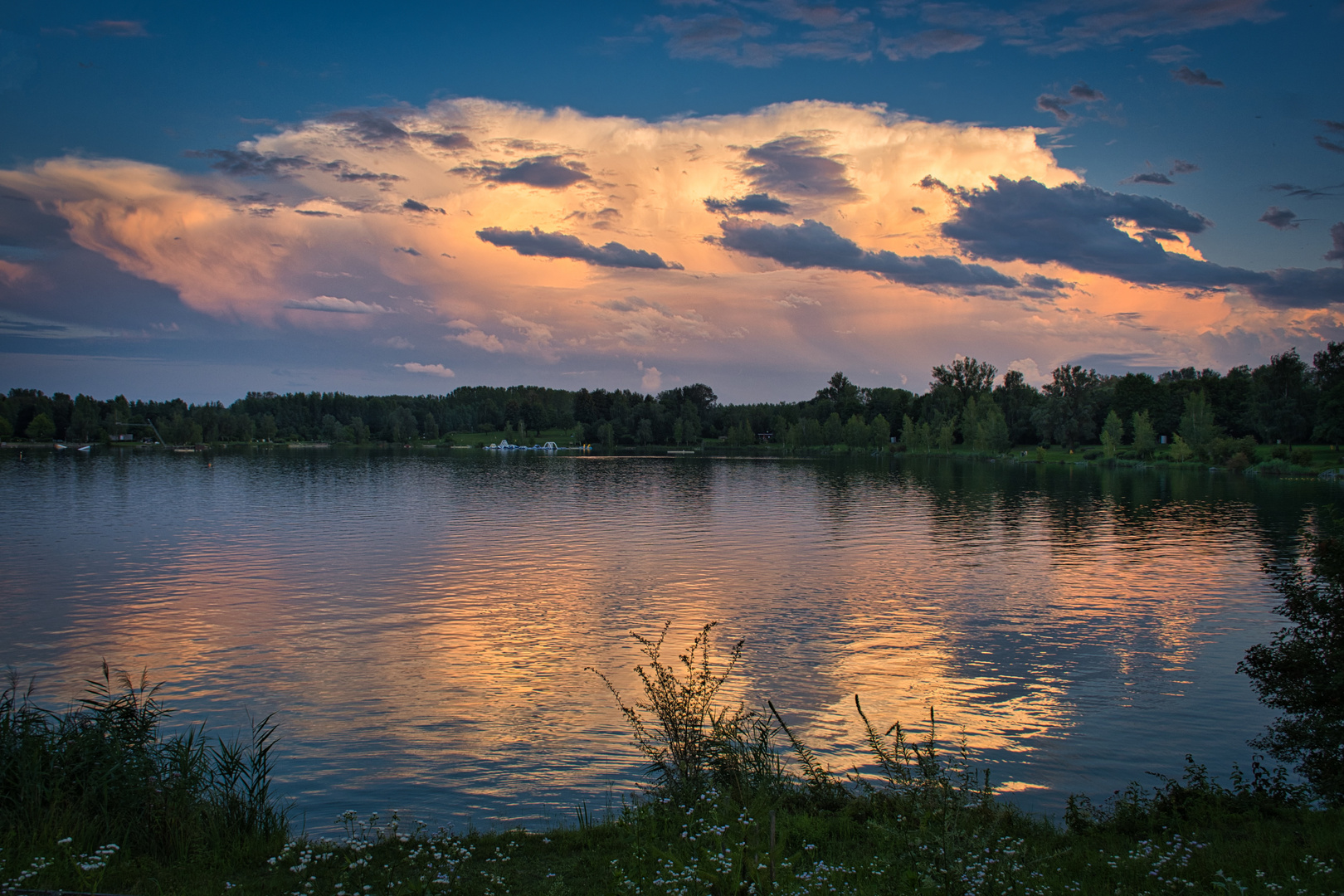 Abendstimmung am See