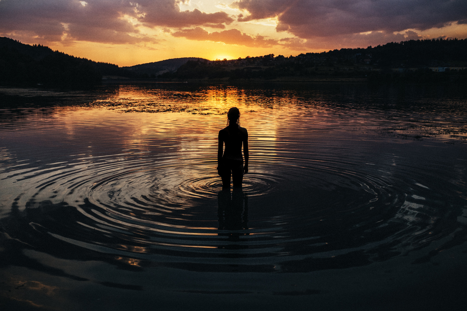 Abendstimmung am See