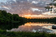 Abendstimmung am See