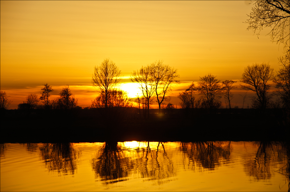 Abendstimmung am See