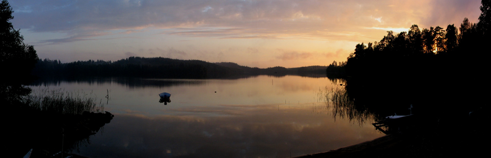 Abendstimmung am See