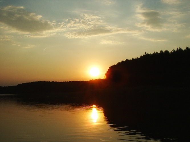 Abendstimmung am See von Marion K7