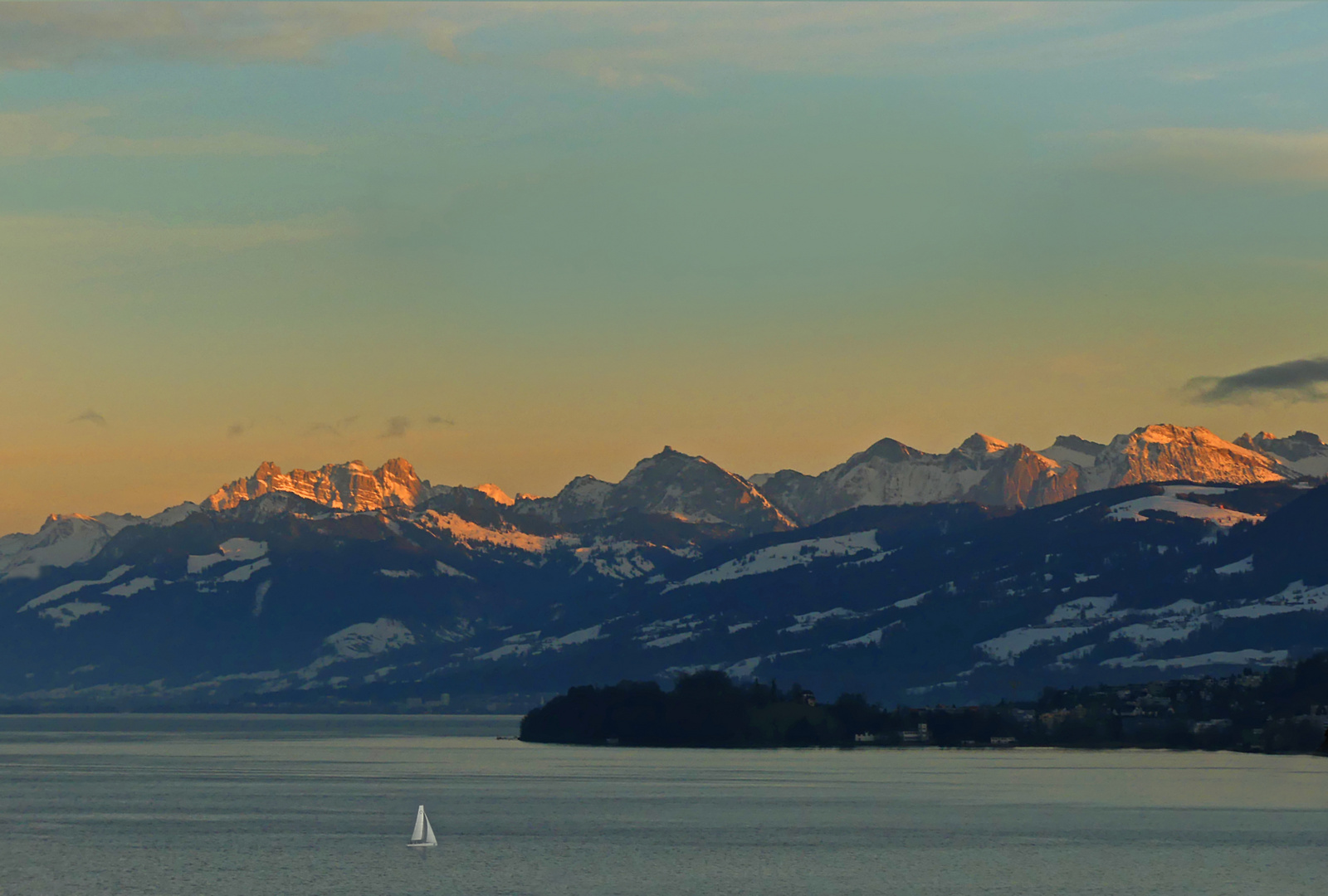 Abendstimmung am See