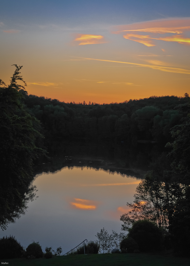 Abendstimmung am See