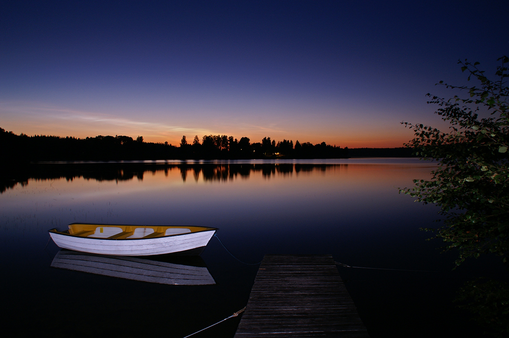 Abendstimmung am See