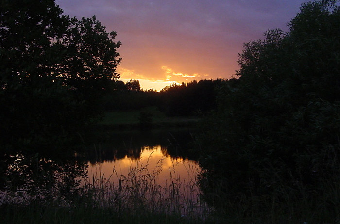 ABENDSTIMMUNG AM SEE